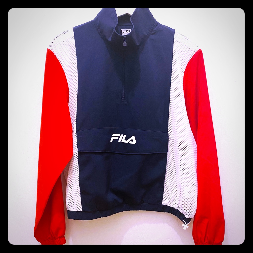 Fila Half Zip Wind Breaker Jacket Mesh